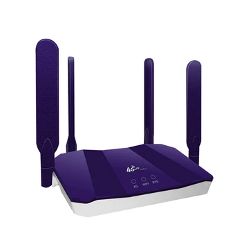 Разблокированный Djelatan 300 Mb/s Pojačalo Signala Wi Fi dugog dometa LTE i Wifi Router 4G Wifi Ruter Sa Utorom za sim kartice B818 EU Plug