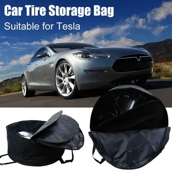 Pogodan za Tesla Model Y/3 za pohranu u prtljažniku 18/19, univerzalna torba za pohranu poklopca glavčine, auto oprema