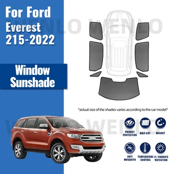 Za Ford Everest 2015-2022 Auto Štitnik Za Sunce, Magnetska Zavjese Na Vjetrobransko Staklo, Zavjese Na Stražnjem Bočnom Dječja Prozor, Sunčane Vizir
