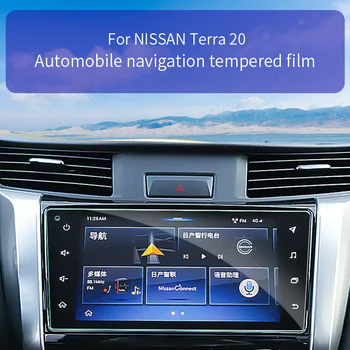Za NISSAN Terra E-power 2020, automobili središnja konzola, zaslon osjetljiv na dodir, navigacija, folija od kaljenog stakla, dijelovi za zaštitu interijera