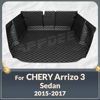 Automatsko tepih prtljažnika punu pokrivenost za Chery Arrizo 3 sedan 2015-2017 16 auto-torbica za prtljažnika, pribor za zaštitu tereta salona