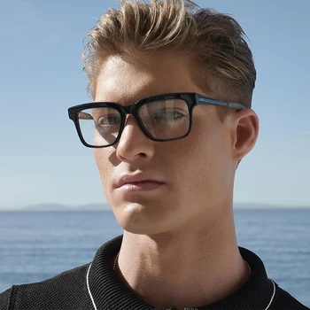 Kvalitetne sunčane naočale s trga ацетатной okvir, optički kratkovidnost, obojene leće za muškarce
