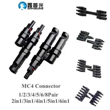 Fotoelektrični konektor za adapter 2 1/3 1/4 inča inča 1/5 u 1 muški i ženski konektor za spajanje solarnih vodova
