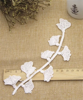 LP-DA59 Bijeli vez cvijeće нашивки cvjetne čipke oblog ovratnik vjenčanica, večernjih haljina i pribor tkanina 175 mm * 65 mm 20 kom