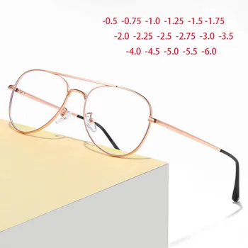 Trendi Ženski Optički Rimless Za naočale Od Kratkovidnosti Prozirne Pilot Naočale Photochromic Naočale 0 -1,0 -1,5 Do -6,0