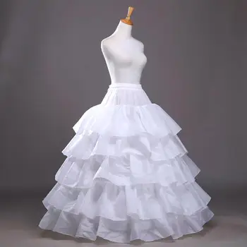 Kvalitetan vjenčanje pribor s velikim nabora, čipke i donje suknje, 4 obruča, 5 slojeva, donje suknje za magnitude haljine