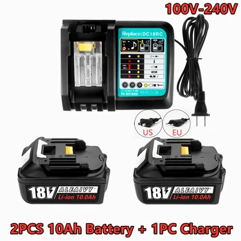 100% Novi BL1860 Punjiva Baterija 18 V 10000 mAh Li-ion za Makita Baterija 18v BL1840 BL1850 BL1830 BL1860B LXT + Punjač
