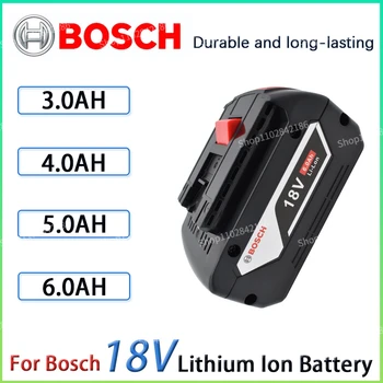 Bosch 18V 3.0 AH-6.0 AH Stručni Litij Baterija Punjiva Baterija električnih alata za Bosch BAT609 BAT609G BAT618 BAT618G