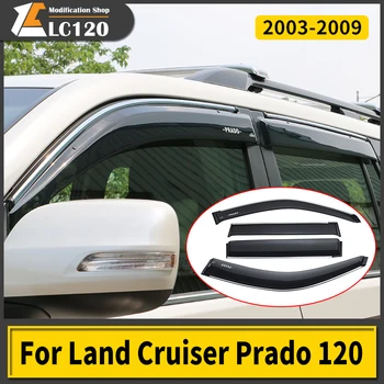 Za 2003-2009 Toyota Land Cruiser Prado 120 prozora otvor vizira deflektor toka LC120 FJ120 vanjski pribor tuning обвеса