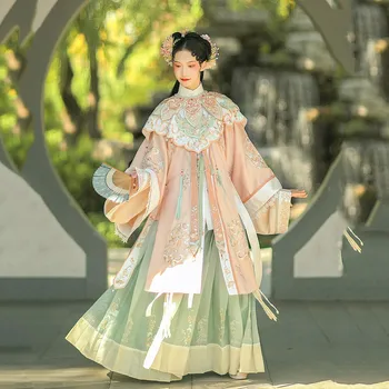 Izvrsni kineski klasična odjeća Hanfu s vezom, odijelo doba Tang, odjeća za narodni ples, nošnja bajka princezu za косплея, haljina Hanfu