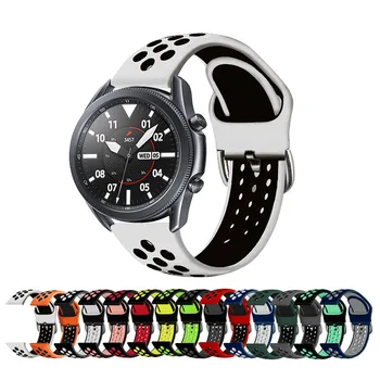 Remen za sat Silikonska Za Samsung Galaxy watch 3 45 mm 41 mm 42 mm 46 mm Remen Sportske Pametne Narukvice, Narukvica 20 mm 22 mm Remen Za sat