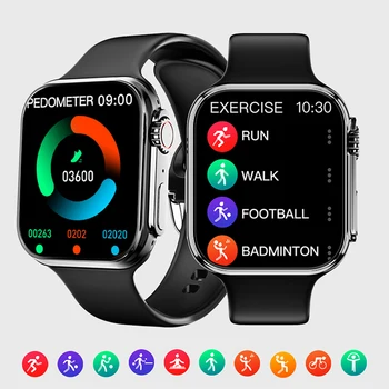 Sportski pametni sat WS8 Plus, sportski srce stopa nadzire, fitness tracker, Bluetooth, muške i ženske pametni sat za Apple-Android IOS