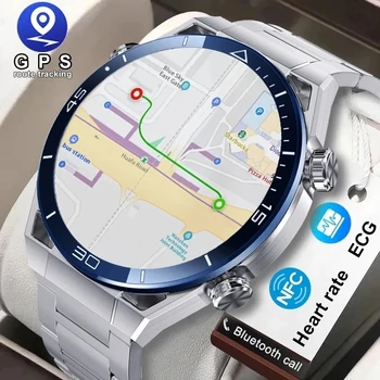 Nove NFC ECG + POENA Bluetooth-poziv, pametni sat, GPS tracker, narukvica pokret, fitness sati Huawei pametni sat Ultimate za muškarce i žene