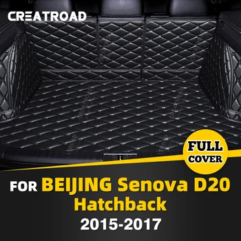 Auto Mat Punu Pokrivenost Prtljažnika Za Hatchback Beijing Senova D20 2015-2017 16 Auto-Tepih Prtljažnika, Zaštita Interijera, Pribor