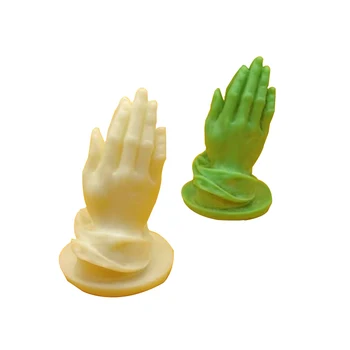 Novi 3D oblik za molitelji ruke, silikonska forma za molitelji ruku, gips svijeća, obrazac za sapun, glina oblik, uradi sam, ukras za aromaterapiju, obrazac za ručni rad
