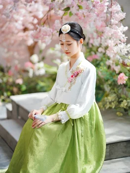 Zamak Korejski Tradicionalne nošnje za Žene, Elegantan Luksuzno Haljina Ханбок, Cosplay Princeza, Аницент, Retro, Duge haljine, Vjenčanje College