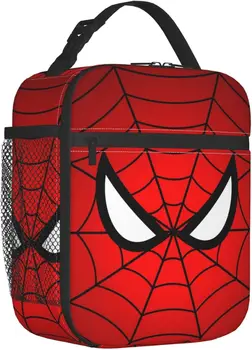 Ručak-boks s uzorkom pauk iz anime velikog kapaciteta, usamljena torba za ланча za žene, torbe za piknik