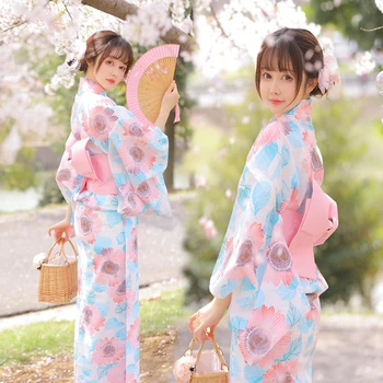 Kimono Ženska službena japanska odjeća Vintage tradicionalne haljine Ogrtač Юката Kostime za косплея Ideju za foto session Gejše