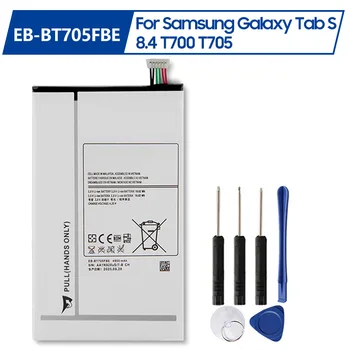 Zamjenjiva Baterija EB-BT705FBC EB-BT705FBE Za Samsung GALAXY Tab S 8.4 T700 T705 Punjiva Baterija Tableta 4900 mah