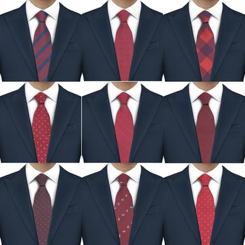 Pribor za svilene kravate talijanske serije LYL 7CM, ekskluzivne muške kravate, dar za goste na vjenčanje, elegantan kravatu s po cijeloj površini za gospodina