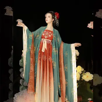 Ханьфу (dinastija Tang) Haljina Ханфу za косплея, kineska haljinu vile Ханфу, kineski suknja, древнекитайский odijelo, Vestido Hanfu