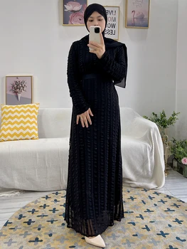 Tradicionalna muslimanska odjeća, maxi-haljinu абайя dugi rukav, islamska odjeća, donje skromnu haljinu od elastični poliester