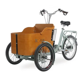 Obiteljski nizozemski trike, električni tricikl, teretni bicikl za prijevoz kupovine, djecu, kućne ljubimce, litij baterije, kamione elektroničkih bicikli Pedelec