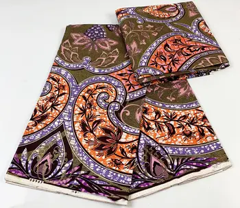 Prirodna pamučna tkanina Grand Super Dutch African s waxy po cijeloj površini za šivanje, 6 metara, Ankara, nizozemski boja, vosak tkanina za haljine