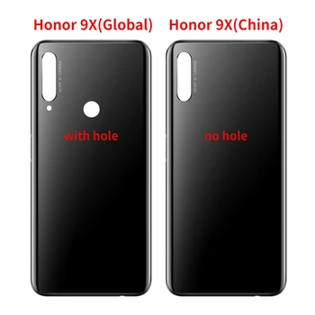 Novi Stražnji Poklopac Za Huawei Honor 9X STK-LX1 HLK-AL00 TL00 Kućište Poklopac Pretinca za baterije Stražnja Vrata Torbica Rezervni Dijelovi