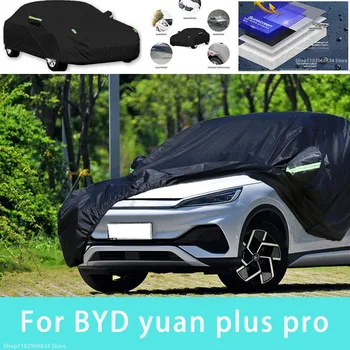 Za BYD yuan plus pro Vanjska Zaštita, Pun Auto Sjedalo, Snježni Pokrivač, Štitnik Za sunce, Vodootporan Prašinu Vanjske Auto oprema