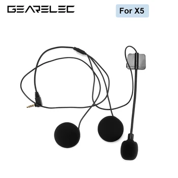 Pribor za zvučnika, priključak za slušalice, stereo odijelo za motor GEARELEC X1 X5 Shark Pro, interfon, soft/hard mikrofon