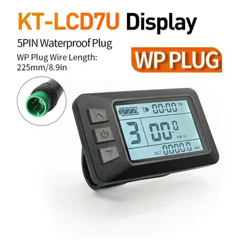 KT-LCD7 Digitalni Zaslon s vodootporan USB priključka, LCD-uređaj, Brzinomjer, Brojač kilometara, Električni Bicikl, Pribor za električne bicikle