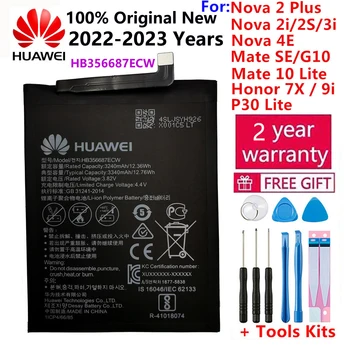 Original Baterija za HuaWei HB356687ECW Za Huawei Nova 2 Plus Nova 2i Nova 2S Honor 9i 7X G10 Mate 10 Lite P30 lite Mate SE Baterija