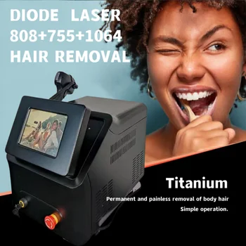 Prijenosni stroj za uklanjanje dlaka na tijelu диодным laserom s triple valne duljine Alexander Epilator 2000w 808NM ND YAG