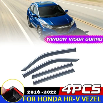 Prozori Vrata Vizir za Honda HR-V HRV RU1 Vezel 2016 ~ 2022 Deflektor Dimne Shields Poklopac Tende Kiša Naljepnica za Obrve Pribor