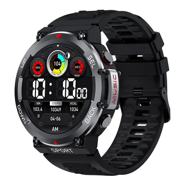Pametni satovi Muški IP68 vodootporan sportski sat sa Bluetooth-izazov 400 mah LF33 smartwatch NFC PK T Rex 2 1,39 inča 360 *360 HD Prodaja