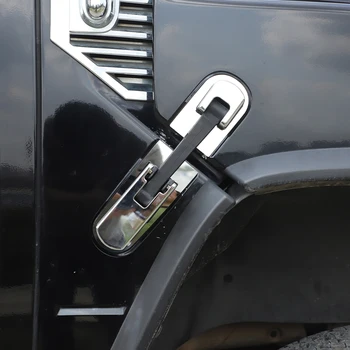 Auto-zglobna zaključavanje poklopca motora od nehrđajućeg čelika, ukrasne нашивка /zasun poklopca motora, противоугонный ključ, ukrasne šljokice za 03-09 Hummer H2