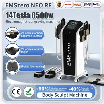 2023 Novi Stroj za mršavljenje Emszero Neo Nova Sculpt 14 Tesla 6500 W 4 Olovke EMS Za stimulaciju Zdjelice Opcionalno
