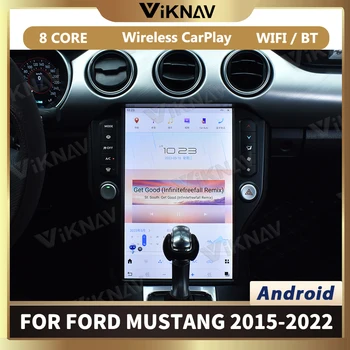 14,4 inča Android 11 Auto GPS Navigacija Za Ford Mustang 2015-2022 128 GB Media Player Auto radio Stereo glavna jedinica carplay