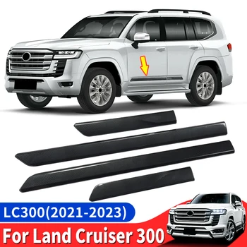 Za Toyota Land Cruiser 300 2021 2022 2023 automobilska vrata s uzorkom od karbonskih vlakana, ukrasne trake Lc300, vanjski dodaci, linija struka