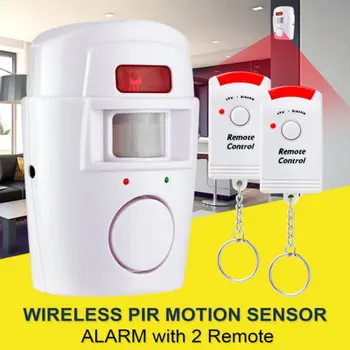 Bežična mini-alarm s daljinskim upravljanjem s IR-infra senzora prisutnosti pokreta, kuhalo detektor za zaštitu sigurnosti doma