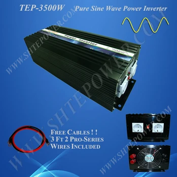 inverter sunny 12 v 24 v 48 v s varijabilnom struje 220 Na 110 volti 3,5 kw 7000 W peak power inverter 3500 W neto синусоидальная val inverter sunny