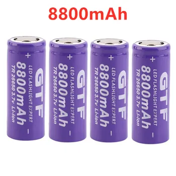 Novi originalni baterija 3,7 U 26650, 8800 mah, li-ion punjiva baterija za led svjetiljke, li-ion punjiva baterija