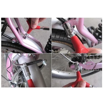Prijenosni trident imbus alat za popravak bicikala Kombinirani alat za održavanje visoke tvrdoće антикоррозийный iščašenje Y-oblika ključ