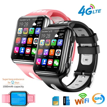 H1 4G GPS Wifi Lokacija Studentski / Dječji Pametni sat-Telefon Sustav Android Instalacija aplikacije Bluetooth Smartwatch SIM kartica Android 9.0