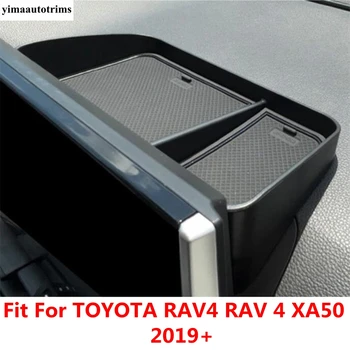 Ploča s instrumentima u automobilu, kutija za pohranu armaturne ploče, svjetlosni ploča, pogodan za Toyota Rav4 Rav 4 XA50 2019-2023, black pribor za unutrašnjost