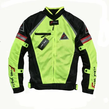 Proljeće-ljetna odjeća za vožnju na motociklu, zaštita od pada, odjeća za motociklist, мотоциклетная jakna, prozračna tanka zelena jakna