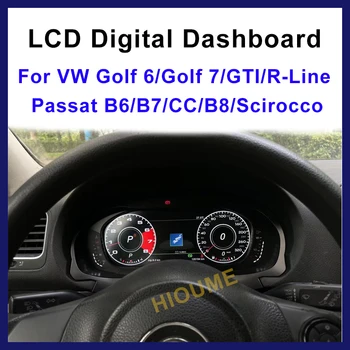 Digitalni Panel ploče s Instrumentima Virtualna Kontrolna Ploča Kabine i LCD-Brzinomjer za VW Golf 7 Golf 6 MK7 Passat B8 B7 B6 CC Scirocco