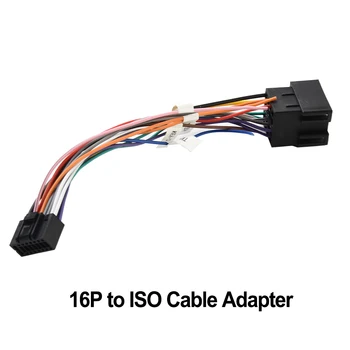 Auto stereo radio 16-pinski ISO kabelski adapter ABS Višefunkcijski priključak na гнездовому priključak ožičenje za Pioneer/AEG/Audiovox