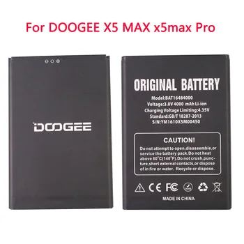 100% Kvalitetni baterija BAT16484000 4000 mah baterije telefona DOOGEE X5 MAX x5max Pro